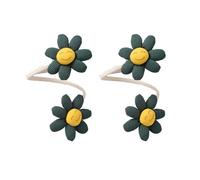 Curtain Tiebacks Flower Window Bind Clips Decorative Curtains Holdbacks Drapery Holdbacks Home Office Decors Tiebacks