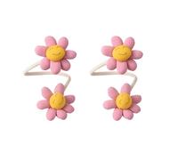 Curtain Tiebacks Flower Window Bind Clips Decorative Curtains Holdbacks Drapery Holdbacks Home Office Decors Tiebacks