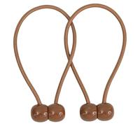 Curtain Tiebacks Waterproof Magnet Curtain Straps 40Cm Acrylic Curtain Fasteners Suitable For Humid Environments Such As Bathrooms Light Brown