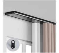Curtain Track for Ceiling Mount - Double Aluminum Sliding Divider for Living Room and Bedroom, Enhance Home Decor and Space Efficiency