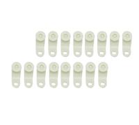Curtain Track Glider Hooks White Runners Rail Sliders 50 Pack Heavy Duty Plastic Drapery Gliders Fit Most Ceiling Tracks Smooth Glide Hooks for Window Drapes & Curtains