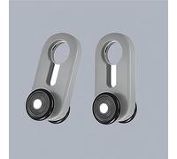 Curtain Track Rollers 20 30 40 50 60 70 80 100 200 PCS, Curtain Tracks Pulley Mute Roller Hook Runners, Runner Sliders for Ceiling Wall Mount Curtain Tracks, Easy to Install(Grey,200pcs)