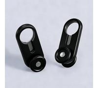 Curtain Track Rollers 20 30 40 50 60 70 80 100 200 PCS, Curtain Tracks Pulley Mute Roller Hook Runners, Runner Sliders for Ceiling Wall Mount Curtain Tracks, Easy to Install(Black,400pcs)