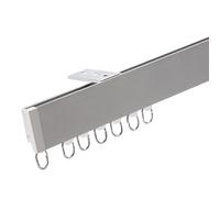 Curtain Track System,Adjustable Ceiling & Wall Mount Curtain Rod - Blackout Drapery Track for Living Room, Bay Window, Shower - Room Divider - Champagne 220cm/7.2ft & 110cm