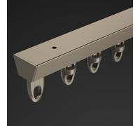 Curtain Track System Ceiling Mount, Room Divider Curtain Rod/Indoor Outdoor Straight Curtain Rail, 4 6 8 10 12 14 16 18 20 22 24 26 28 Ft Home/Office/Balcony Curtain Pole(29ft(8.8m))