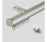 Curtain Track System,Heavy Duty 14.1ft Aluminum Alloy Ceiling Curtain Rod Track - Smooth Silent Rollers for Bedrooms & Living Rooms, Perfect for Blackout & Ligh