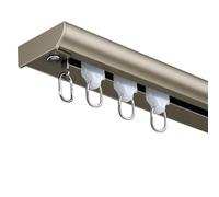 Curtain Track, Ultra-thin Ceiling Track for Inward-Opening Windows, Room Divider, Invisible Design