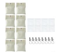 Curtain Weight Bags, Outdoor Curtain Sandbag, Fixed Clip Weight Bags Outdoor Curtain Weight Bags With PE Bag *8, Clip *8 Holds Up To 15 Oz