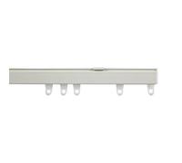 Curtains at Home Fineline Heavy Duty Aluminium Bendable Flexi Curtain Track In White - 460Cm