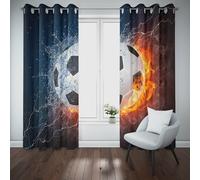 Curtains Blackout 3D Blackout Pattern2 (W168cm (66") x D137cm (54"))
