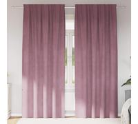 Blackout Curtains 2 pcs Velvet Light Blocking Bedroom Decor Living Room vidaXL