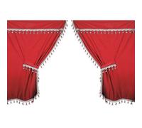 Curtains Cabin Premiere Red for Iveco Renault Scania Mercedes DAF Volvo