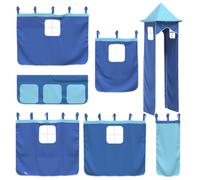 Curtains for Loft Bed with Tower Privacy Blackout Bed Canopy Polyester vidaXL