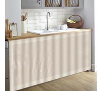 Curtains Under The Sink,Cabinet Curtains For Shelves,Bookcase Dustproof Curtain,Wardrobe Kitchen Cabinet Curtain,Self-adhesive,Good Drape,For Wardrobes,Bookshelves,Shoe Cabinets