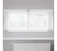 Curtains White Polyester Sheer Lace 200x100cm Window Panel Voile Curtain Single