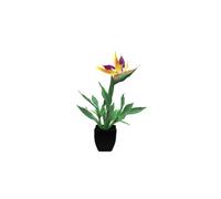 CURTEK Artificial Potted Flower Bird of Paradise 37cm 1 Piece Indoor Outdoor Home Garden Office Porch Wedding Decorations