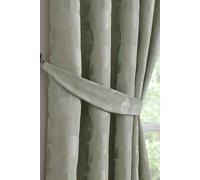 Curtina - Green Curtain Tie Backs - Sage Green Curtain Tiebacks - Green Floral/Botanical Curtains Holdbacks - Floral Leaf/Leaves Tie Backs