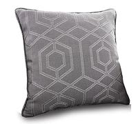 Curtina Camberwell Print Filled Cushion, Graphite, 43 x 43 Cm