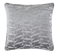 Curtina - Kendal - Jacquard Filled Cushion - 43x43cm in Silver