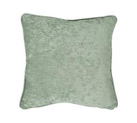 Curtina Textured Chenille Green Textured Filled Cushion