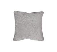 Curtina Woven Cushion (43 x 43cm) - Light Grey Textured Chenille Cushion for Living Room/Bedroom - Luxury Weave with Inserts Included
