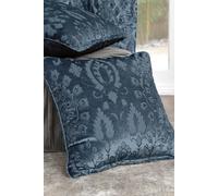 Curtina 'Trinity' Jacquard Filled Cushion in Blue | Size: 43 cm x 43 cm Curtina Blue 43 cm x 43 cm