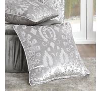 Curtina Trinity Jacquard Silver Filled Cushion