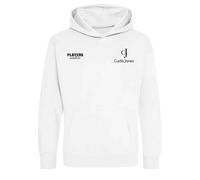 Curtis Jones Logo Kids Hoodie - White / XS Men