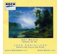 Curtis Macomber - Amy Beach: Sonata op.34 / Corigliano: Sonata for Violin & Piano