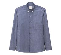 Curtis shirt Fine stripes Recycled cotton Blue M
