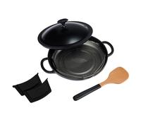 Curtis Stone 3L All Day Chef's Pan with Silicone Handle Covers CLASSIC BLUE
