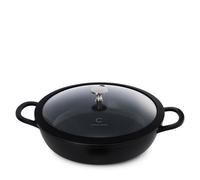 Curtis Stone Cast Aluminum 3.8L Multifunction Pan with Silcone Handles CREAM