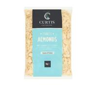 Curtis Whole Blanched Almonds 1kg - Premium Almonds for Baking, Cooking, and Snacking