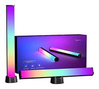 CURUK LED Ambient Light Bar, 2 Pack Smart RGB Gaming Lamp Lighting Accessories, Sync with Music, TV LED Backlight USB Immersive Mood Light 15 Scene Modes & 4 Music Modes Decor for Room Bedroom