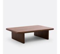 Curva Walnut Veneer Coffee Table Walnut