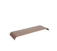 CURVA Wood Panel For Shelf Walnut