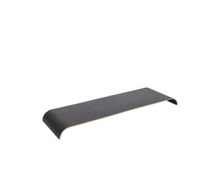 CURVA Wooden Panel For Shelf Long Black