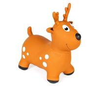 Curvaso Animal Bouncy Jump Space Hopper Inflatable Ride On Kids Children's Fun Toy Gift For Boys Girls Indoors Outdoors Pump Included (Rudolph the Reindeer)