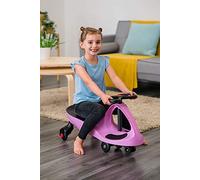 Curvaso Girls & Boys Swing Wiggle Car Ride On Twist & Go Scooter Car Red Blue Green STREET WIZE® (Pink)