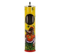 Curvaso Rasta Printed Dustbin with Ashtray Stand Rubbish Cigarette Litter Bin Free Standing For Indoor Outdoor