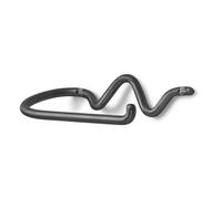 Curvature Toilet Roll Holder Black one size