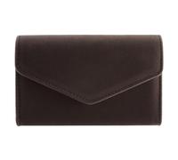 CurvChic Clutch Purses for Women Evening Bag Faux Suede Formal Party Wedding Cocktail Prom, Dark Brown