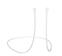 CURVD Earplug Lanyard, Soft Durable Flexible Premium Silicone Cord | Works with Most Earplugs with Removable Tips Compatible with CURVD Everyday, Loop Quiet/Engage/Experience, Vibes and More (Cloud)