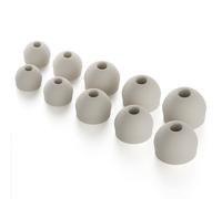 CURVD Earplug Replacement Tips Set, 5 Pairs XXS/XS/S/M/L, Noise Reduction Earbud Replacement Tips Soft Flexible Silicone Eartips Including XXS for the Smallest Ears, Earphones & Ear Buds (Honey)