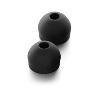 CURVD Earplug XXS Tips Replacement Set, Noise Reduction Replacements Soft Flexible Silicone Eartips for Earplugs, Earphones & Earbuds (Black)