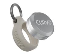 CURVD Premium Carrying Case - Durable Travel Keychain Container, Waterproof Holder for Earplugs, Pills, Coins Compatible with Loop, Eargasm & Vibes, Mini Purse Pill Box Container (Honey)