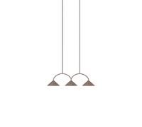 Globen Lighting - Curve 3 Pendant, Mocha - Mocha