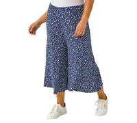 Curve Abstract Spot Culotte Roman Navy 20