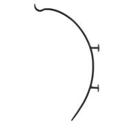Curve Black Metal Hanging Basket Bracket