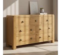 Curve Chest - 3+4 Drawer - Oak